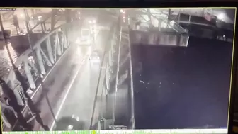 A Barge Hits A Highway Bridge