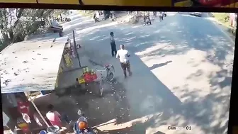 An Out-of-control Car Hit A Group Of Cyclists
