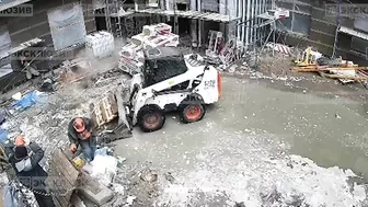 A Construction Worker Was Crushed To Death By A Heavy Object...