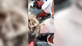 A Half-dead Man Was Barely Pulled Out From Under The Truck