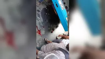 A Half-dead Man Was Barely Pulled Out From Under The Truck