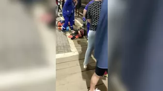 A Man Lost His Leg After Falling On Subway Tracks. Russia, Male