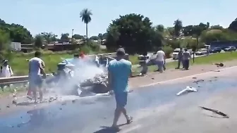 A Man And A Woman Died In A Head-on Collision With A Truck