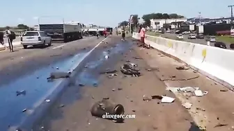 A Man And A Woman Died In A Head-on Collision With A Truck