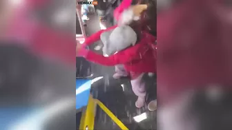 Asian Woman Beaten By Black Girl