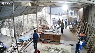 The Girl Was Crushed By The Metal Door And The Collapsed Wall