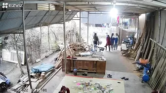 The Girl Was Crushed By The Metal Door And The Collapsed Wall