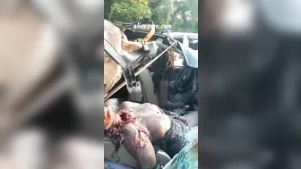 A Woman And A Man Were Killed In A Car Accident In Brazil.