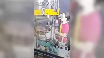 A Woman's Arm Was Crushed By A Press At Work