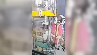 A Woman's Arm Was Crushed By A Press At Work