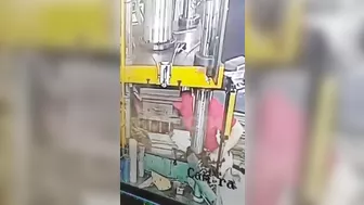 A Woman's Arm Was Crushed By A Press At Work