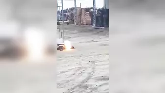 A Worker Was Electrocuted While Working On A Construction Tower