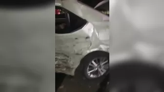 A Serious Accident With Human Remains And Bodies Scattered On The Ground