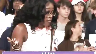 Black Women At Trump Rally In Atlanta Last Night