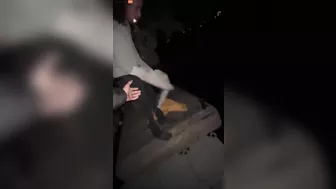 Amazing Video Shows Hero Jumping Into Sea After Car Crash