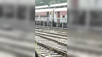 An Idiot Was Electrocuted For Walking On Top Of A Train