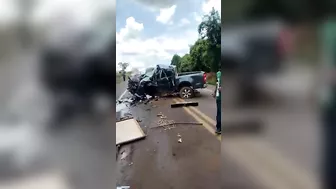 Due To The Accident, Cars On The Road Were Washed Away.