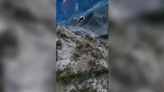 BASE Jumpers Use Carpet And Ride On It