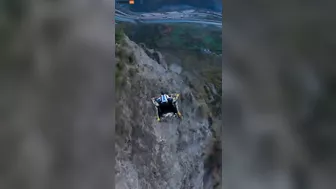 BASE Jumpers Use Carpet And Ride On It