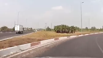 Cyclist Driving The Wrong Way On Highway Collides With Truck