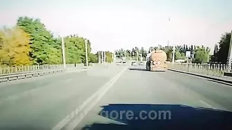 Car Hits Truck