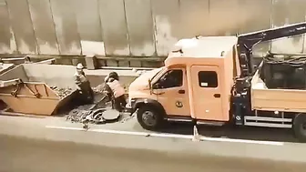 Construction Workers Against A
