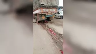 Couple Crushed To Death By Sand Truck