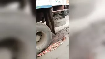 Couple Crushed To Death By Sand Truck