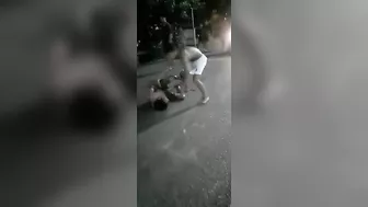 Crazy Bastard Kicks Fallen Enemy In The Head