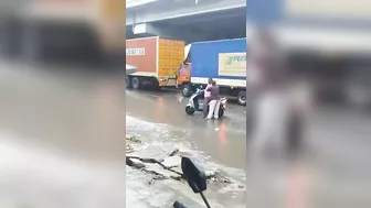 Drunk Man Fell Into Sewer