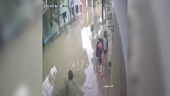 Man Electrocuted While Walking On Flooded Street