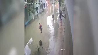 Man Electrocuted While Walking On Flooded Street