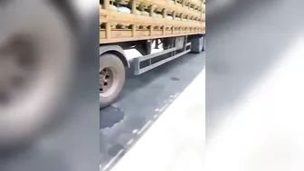 Elderly Man Crushed By Truck