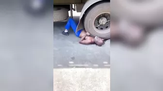 Elderly Man Crushed By Truck