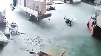 Forklift Crushes Driver