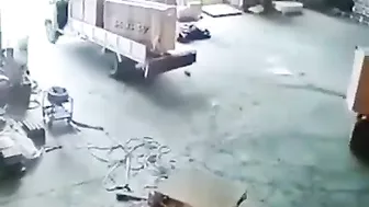 Forklift Crushes Driver