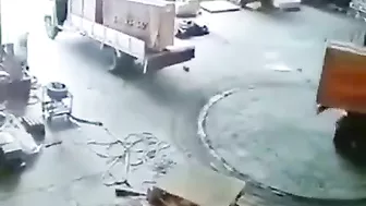 Forklift Crushes Driver