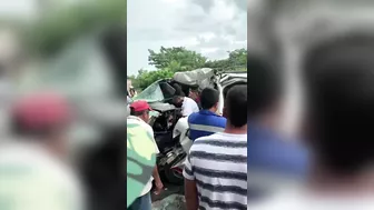 Four Dead In Van And Truck Accident