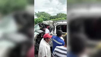 Four Dead In Van And Truck Accident