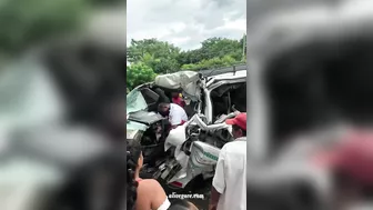 Four Dead In Van And Truck Accident