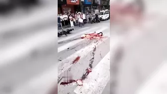 Only One Motorcyclist Was Crushed And His Wife