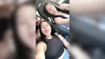 Girl Was Singing Live While Driving And Got Into A Car Accident