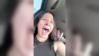 Girl Was Singing Live While Driving And Got Into A Car Accident