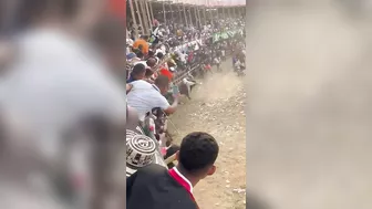 Go To Hell, You Bastard, Man Fell To His Death In Front Of The Bull