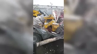 Horrific Aftermath Of Fatal Accident On Turkish Highway