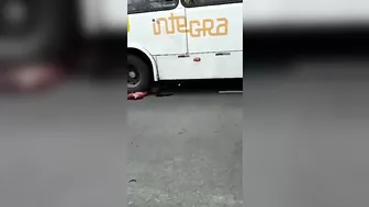 Homeless Man Hit By Bus