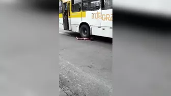 Homeless Man Hit By Bus