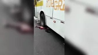 Homeless Man Hit By Bus