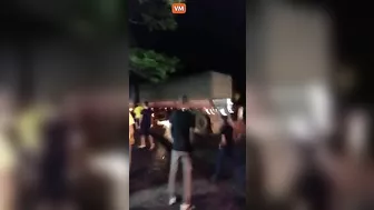 Horrifying Video Shows Truck Driver Running Over Pro-Bolsonaro Supporters