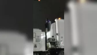 Houston Truck Driver Found With Illegal Passenger On Roof